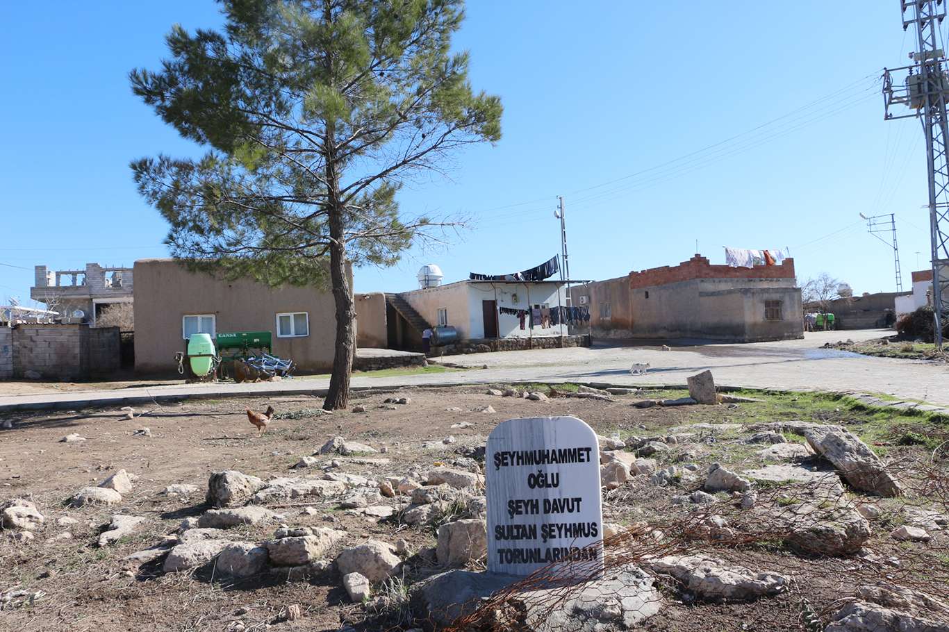 Şeyh Davut türbesinden geriye mezar taşı kaldı Şeyh Davut türbesinden geriye mezar taşı kaldı
